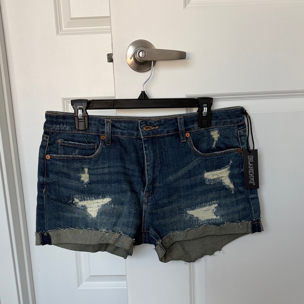 NWT Blank NYC The Fulton Distressed Denim Shorts